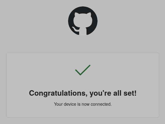 Congratulations screenshot